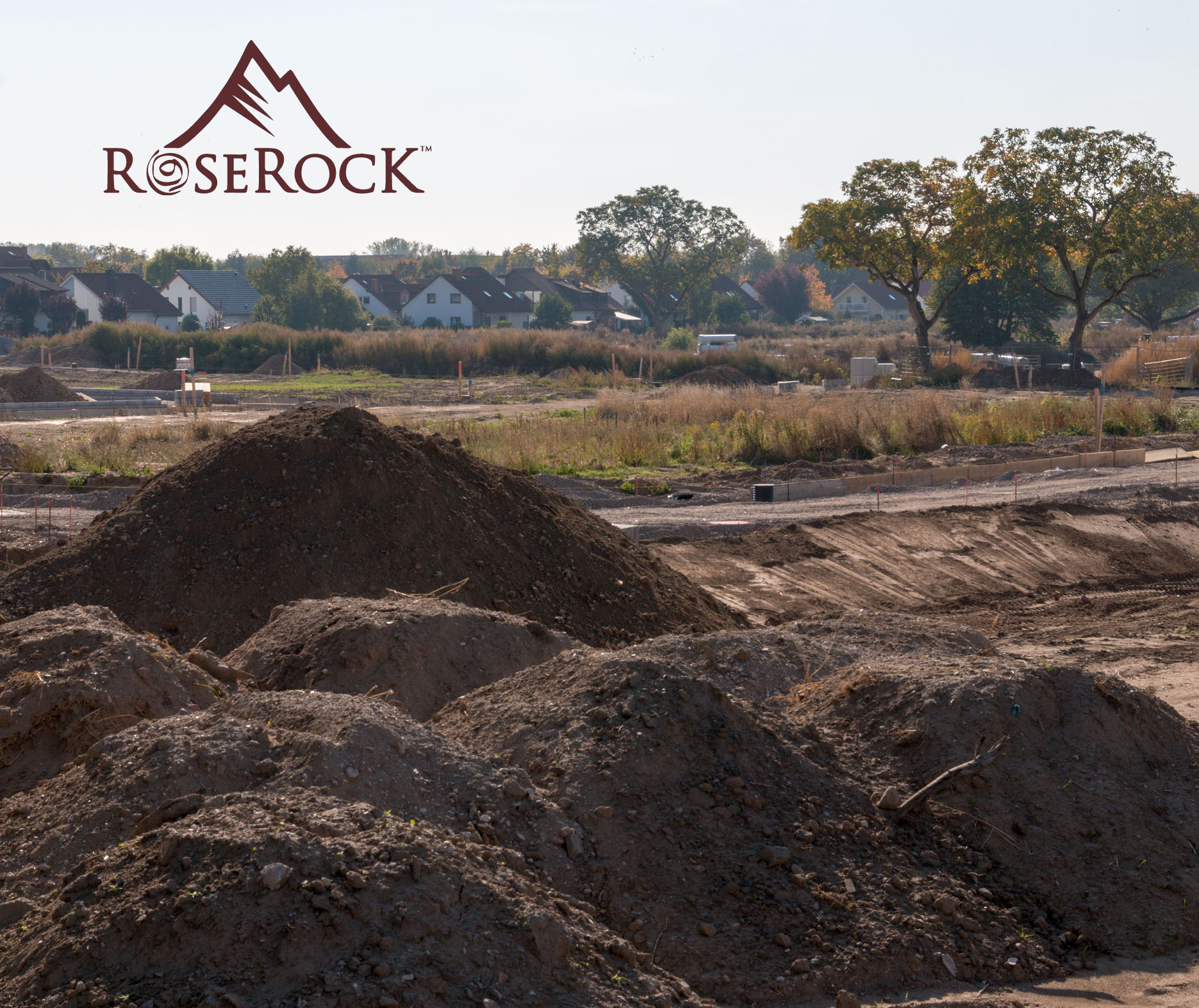 piles of dirt
