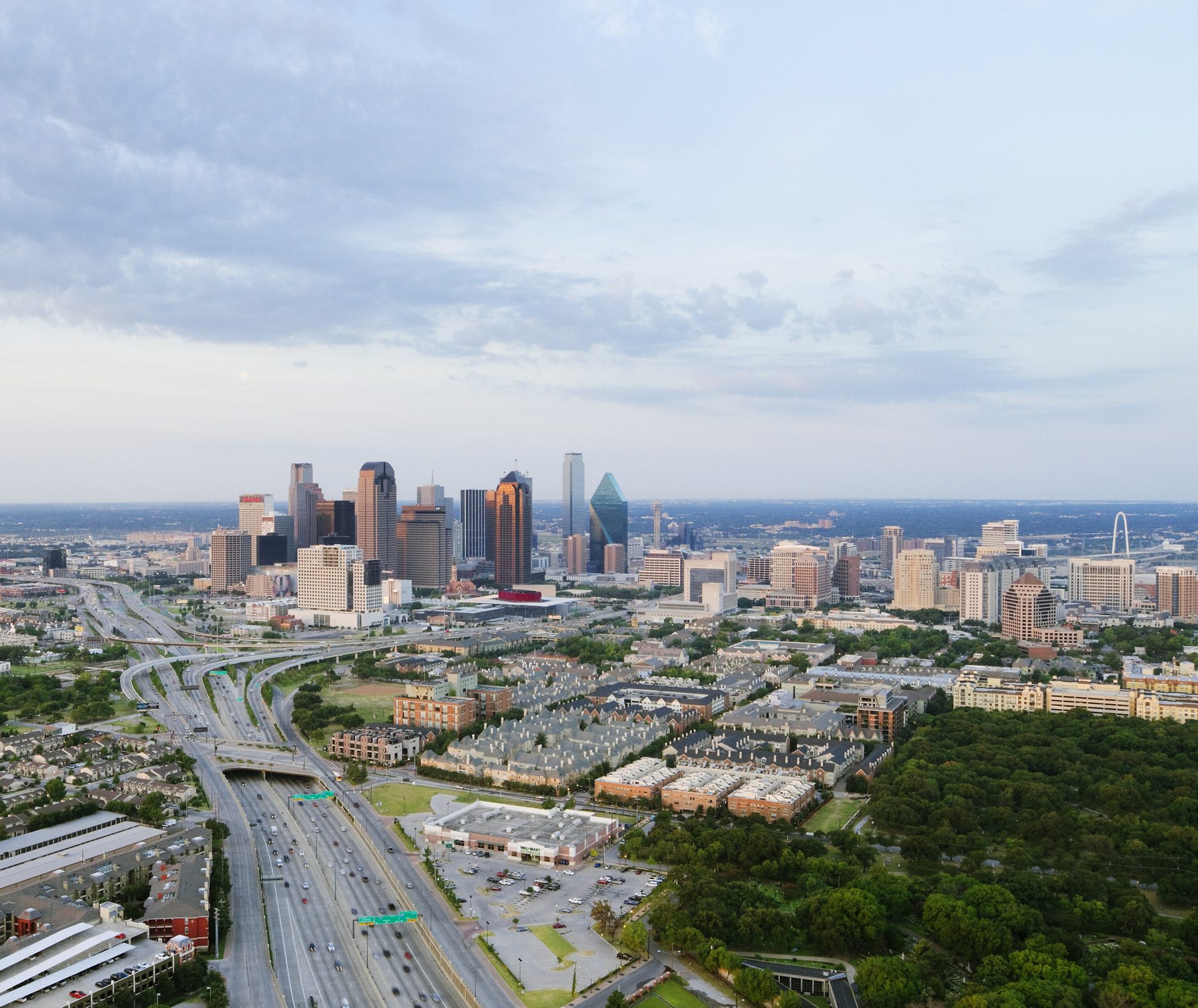 dallas skyline during the day